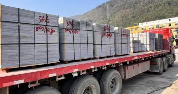 北海 芝麻灰地铺石出货日常