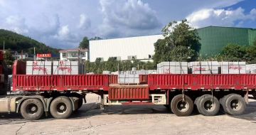 北海 芝麻灰花岗岩地铺石出货日常