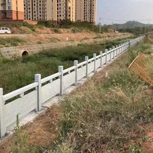 北海 白麻河道栏杆效果展示图