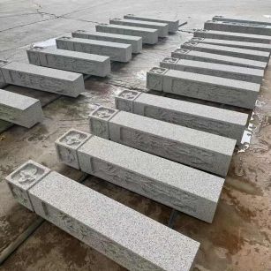 北海 白麻方柱雕花防水