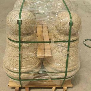 北海 黄金麻异形定制雕花——棒棒糖挡车柱