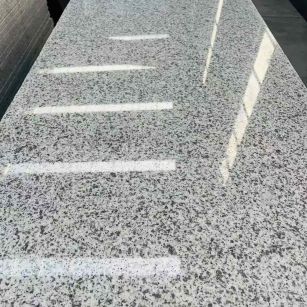 北海 白麻花岗岩光面毛板