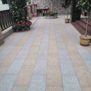 北海 黄金麻白麻荔枝面庭院铺装展示