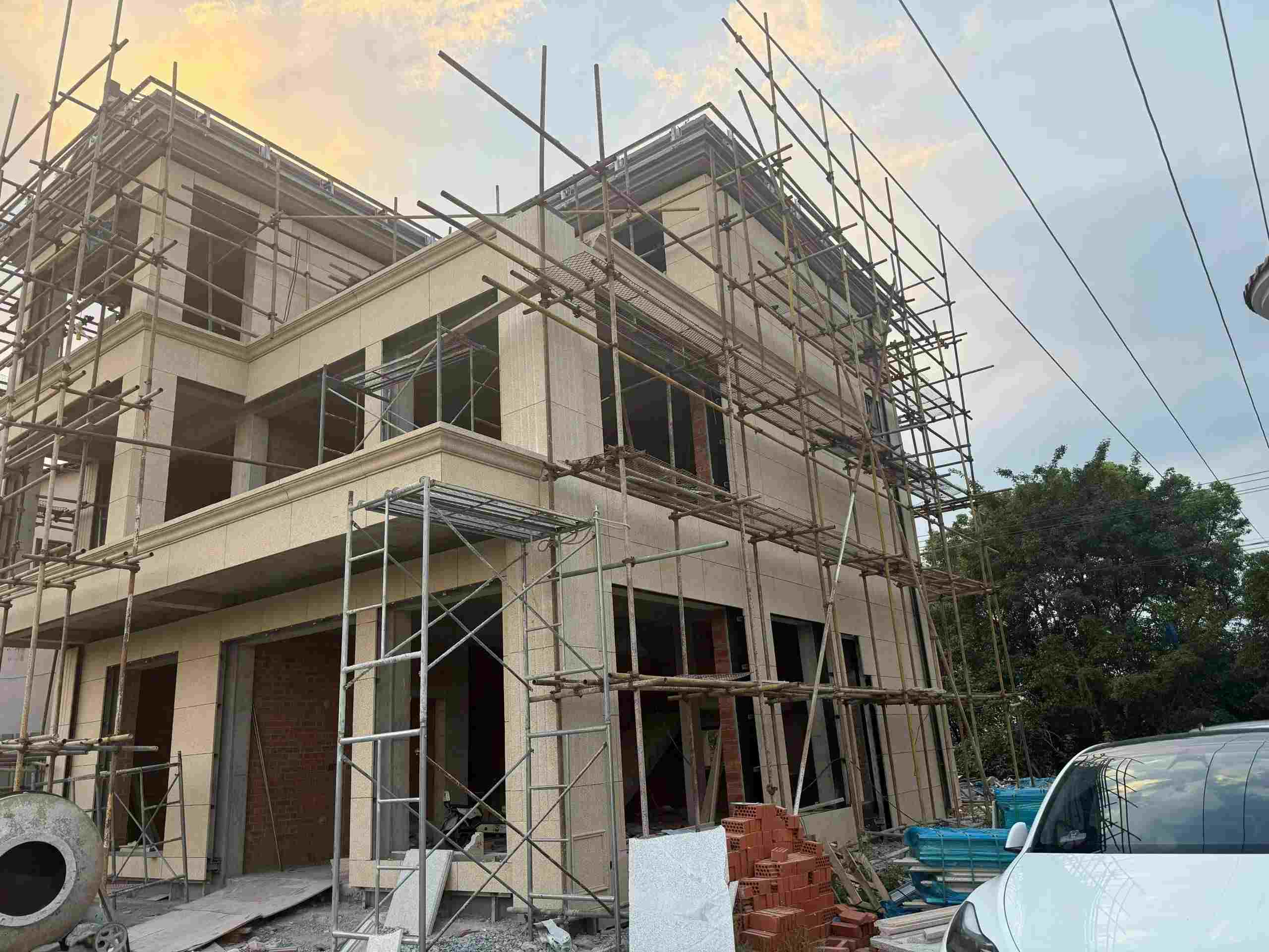 北海 黄金麻荔枝面花岗岩外墙干挂