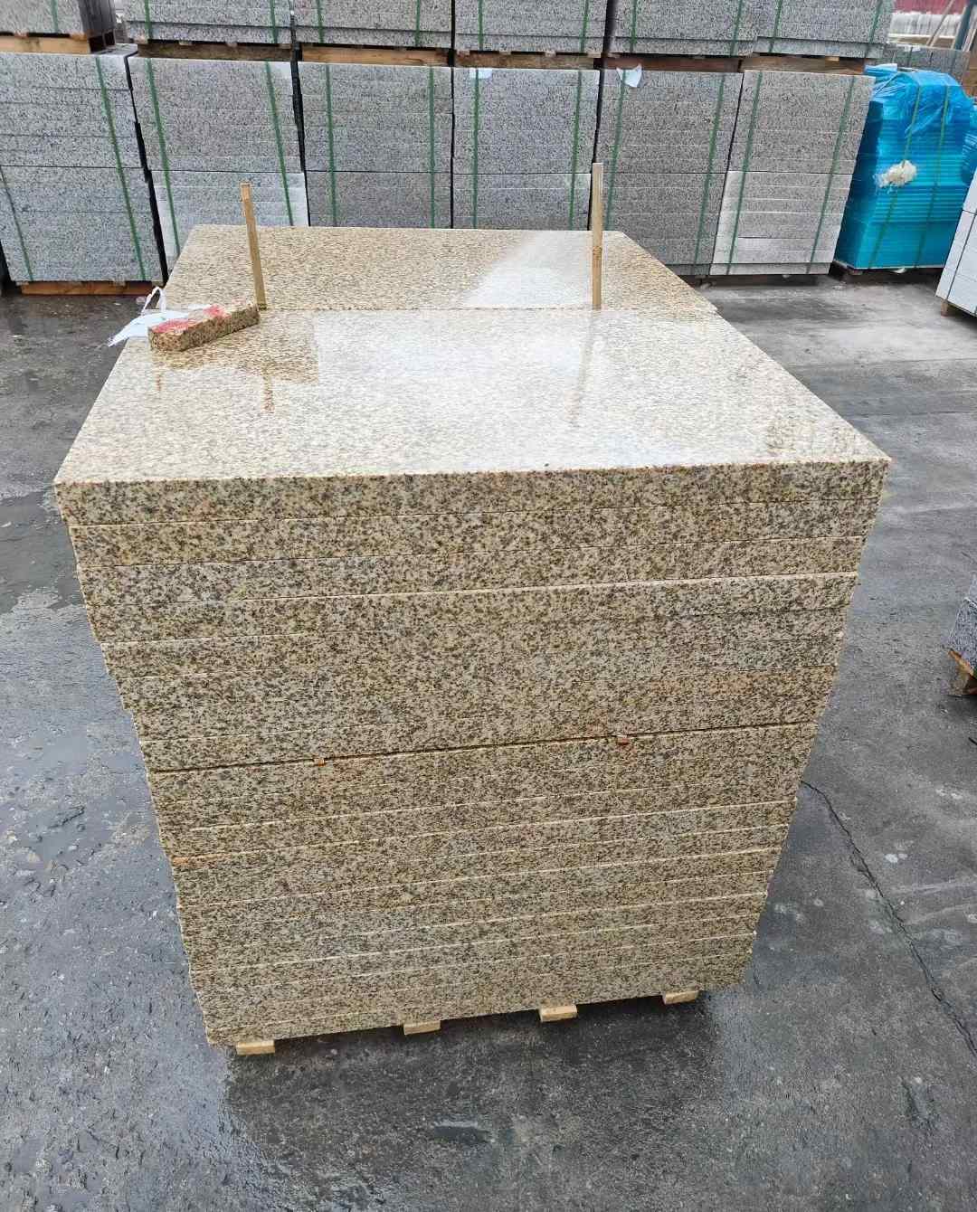 北海 湖北黄金麻花岗岩石材荔枝面外墙石材