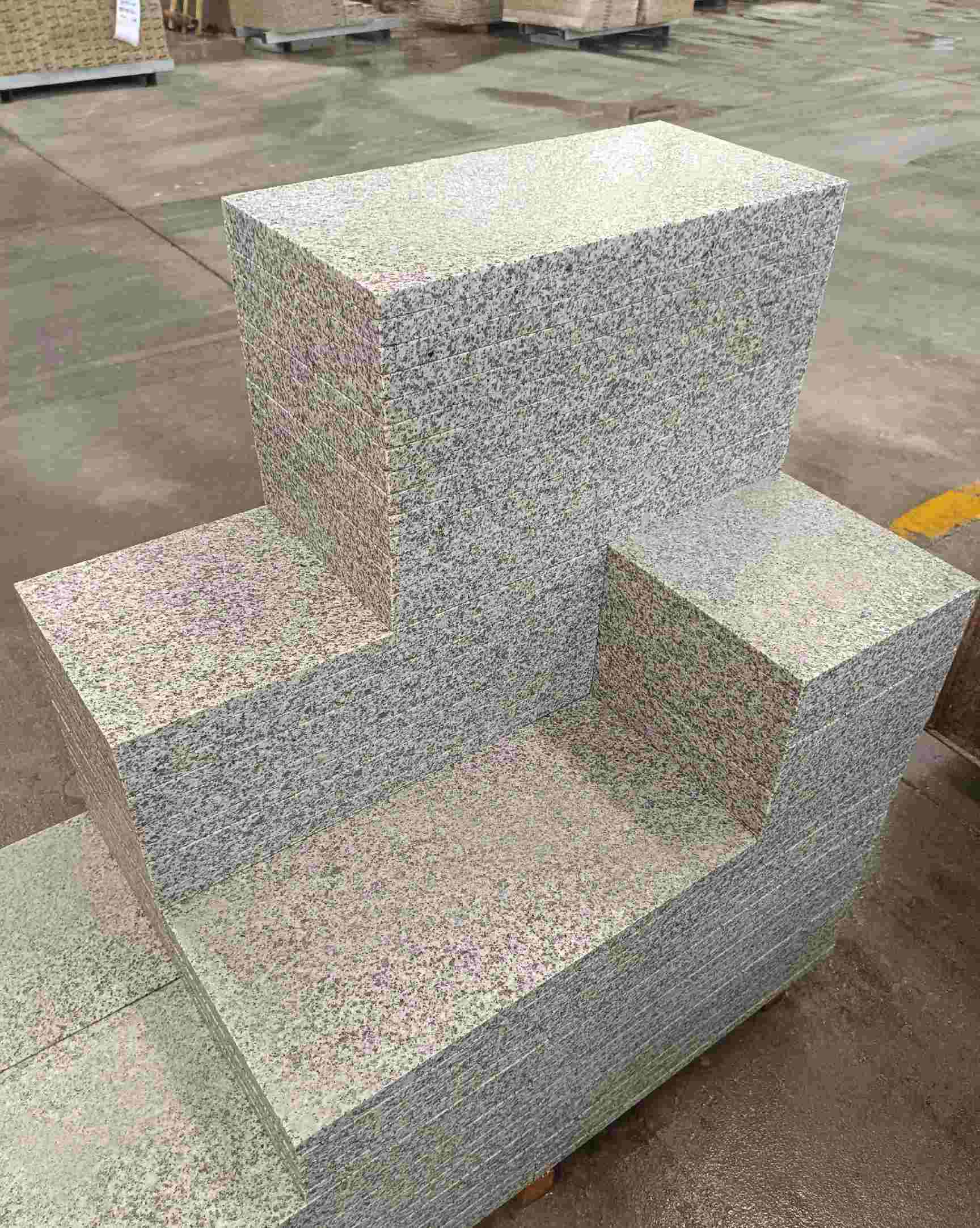 北海 白麻花岗岩荔枝面地铺石