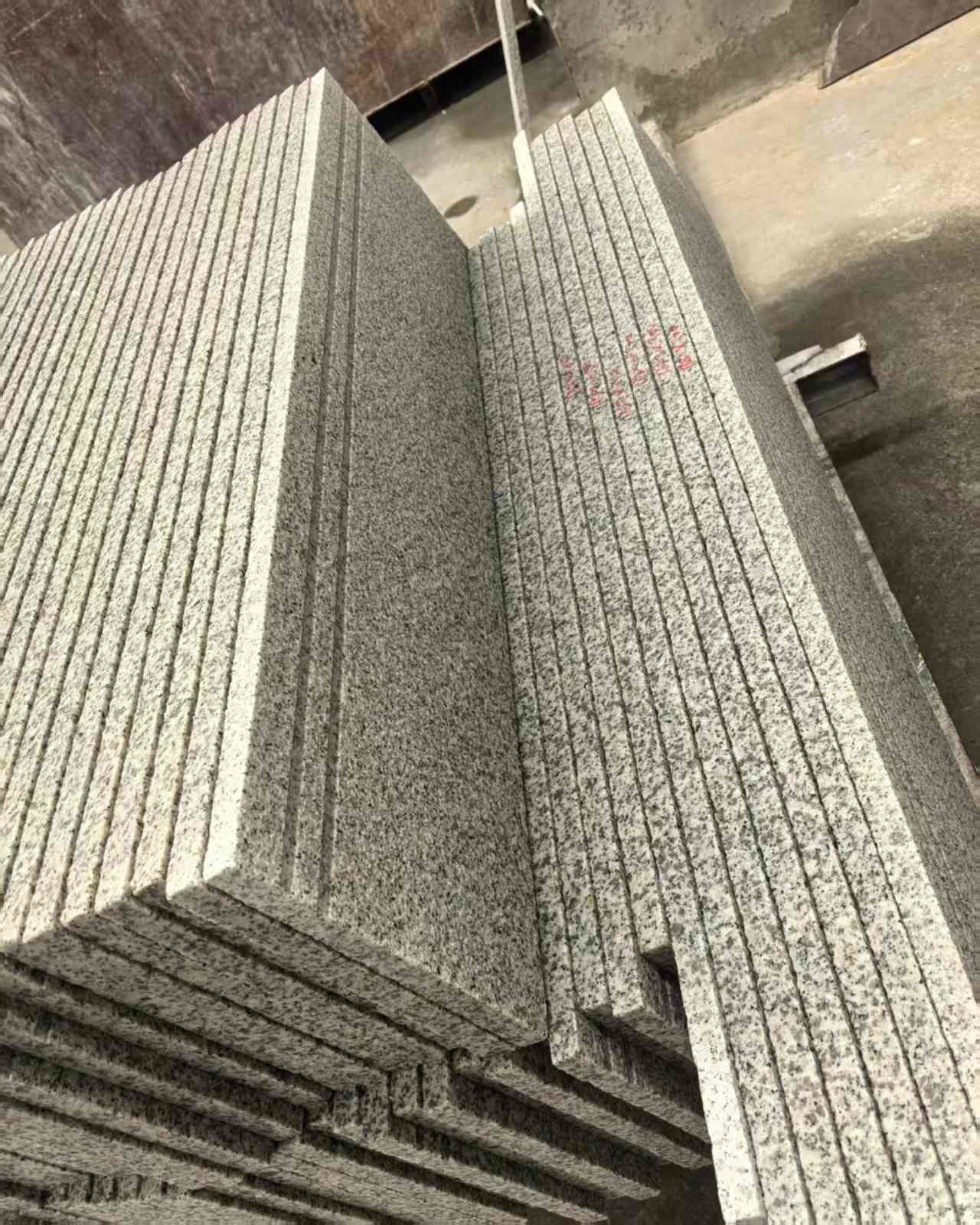 北海 白麻荔枝面花岗岩楼梯踏步