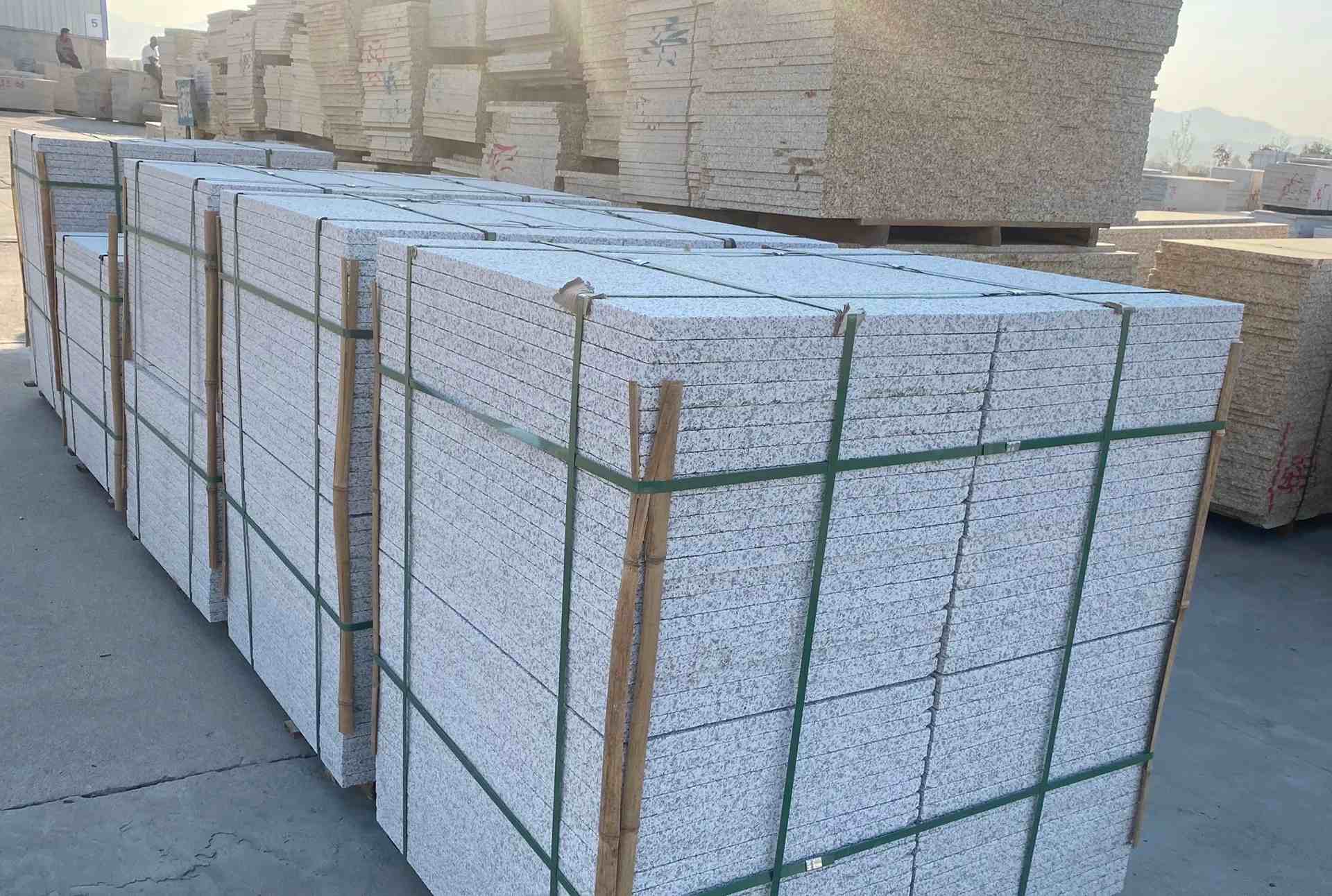 北海 白麻花岗岩荔枝面地铺石