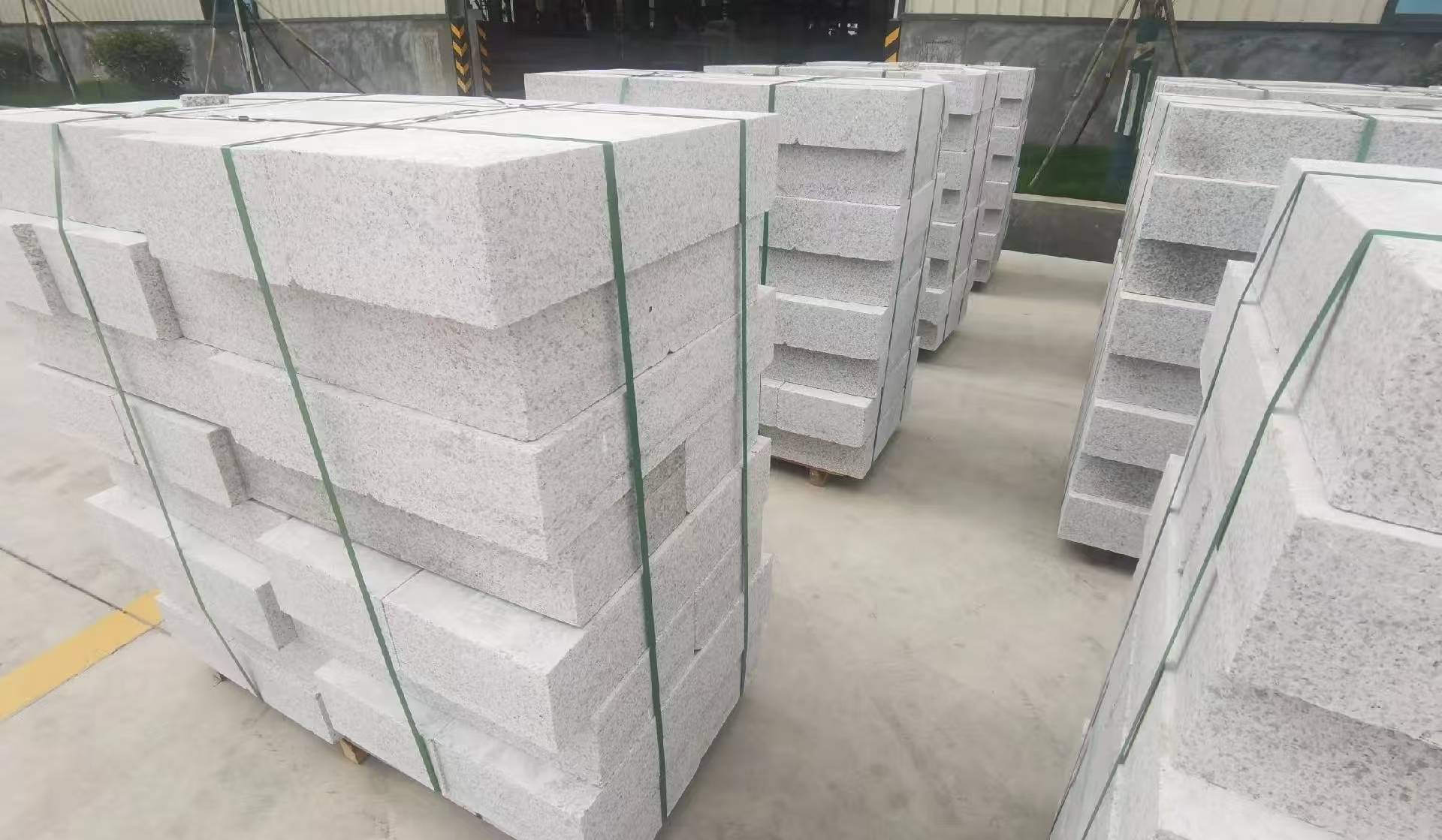 北海 白麻花岗岩路沿石，立缘石，平缘石，路牙石，道牙石，马路牙子等